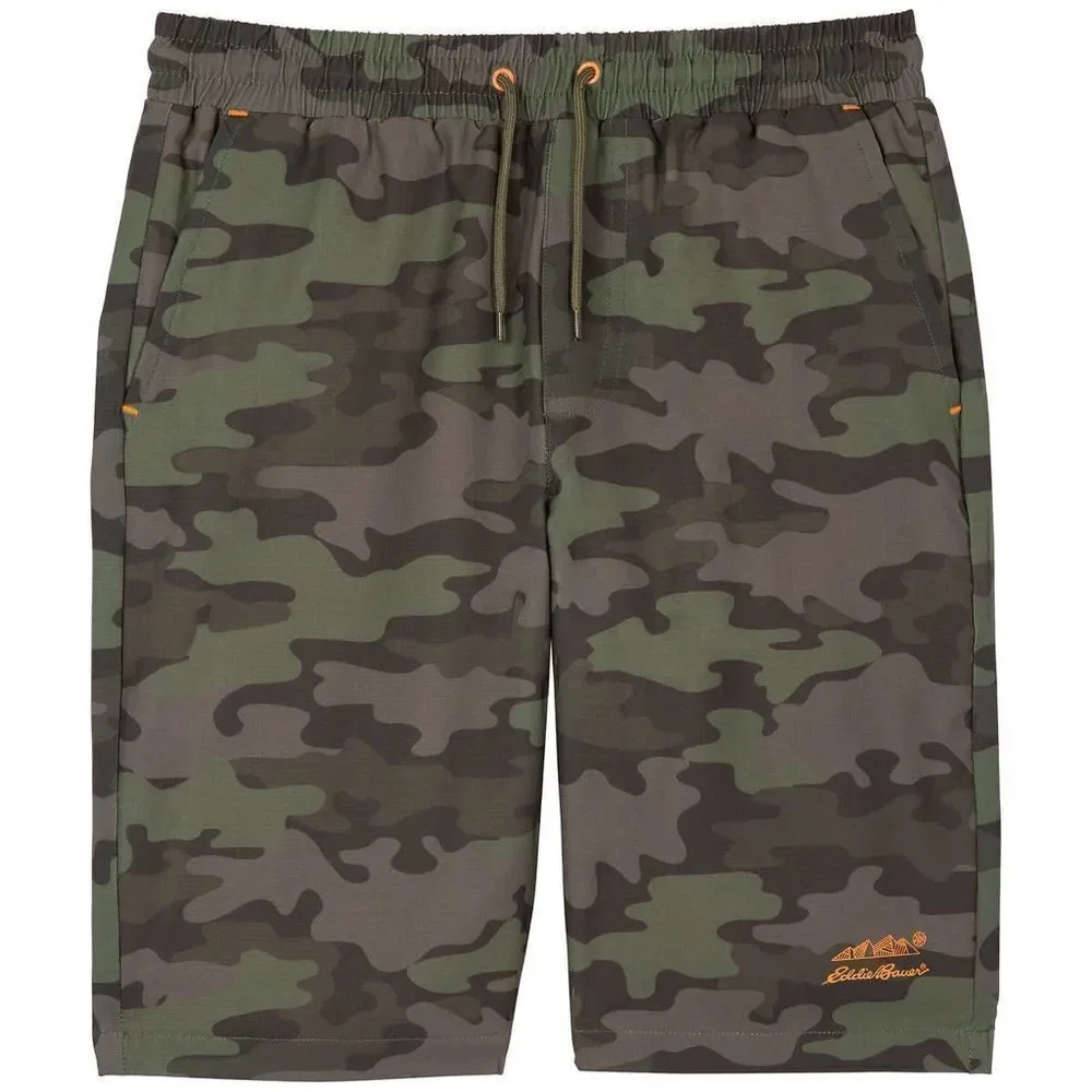 EDDIE BAUER 2 Pack Boys Hybrid Versatile Shorts Great For Swim or Play - Picture 3 of 7